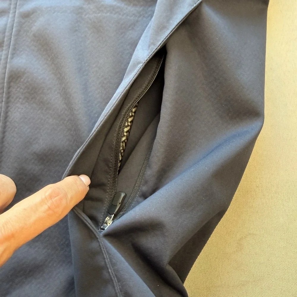 Nike Tour Golf Jacket Men's Large Lightweight Blue Full‎ Zip Pockets